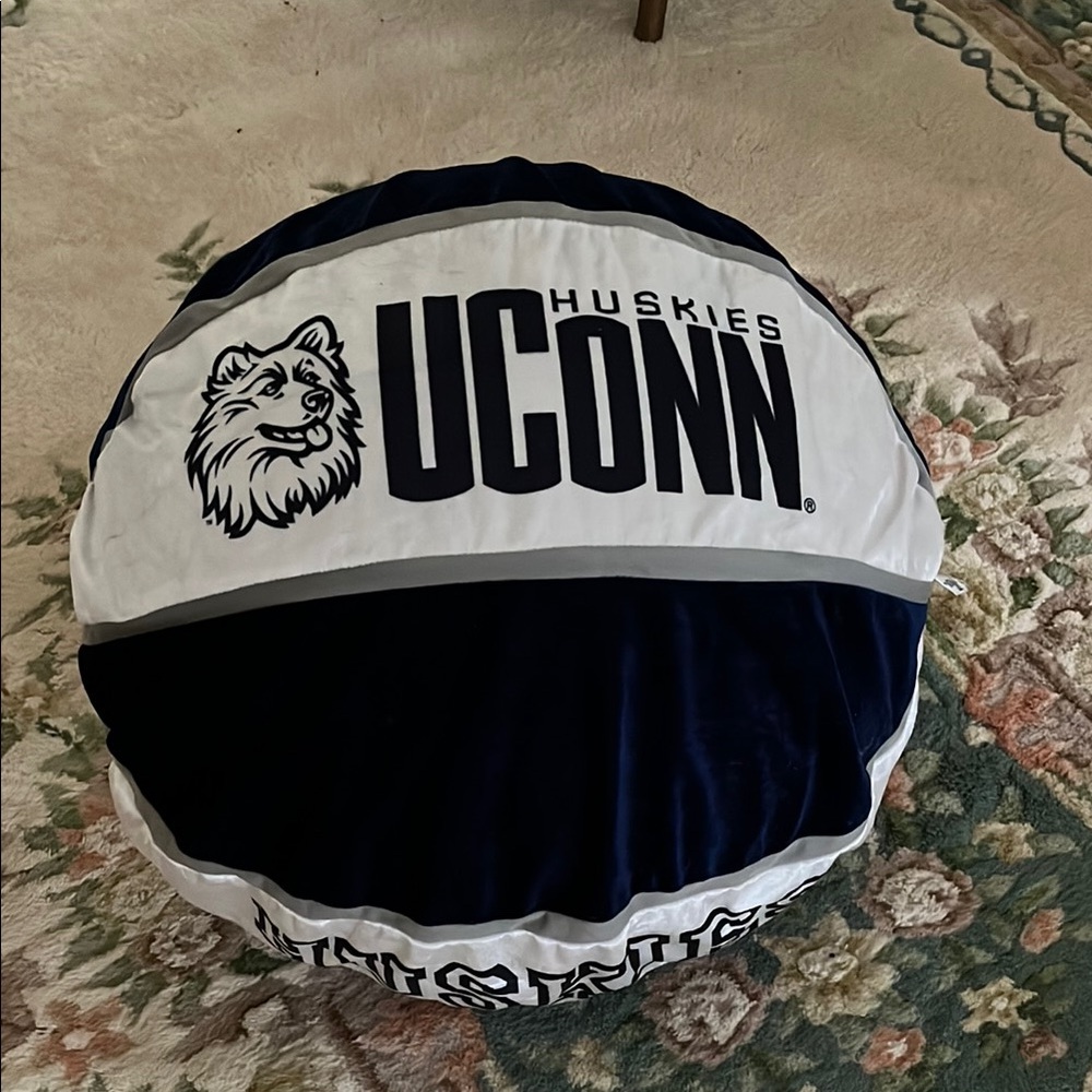 UCONN Huskies Blue and White Sports Gear Exercise Ball